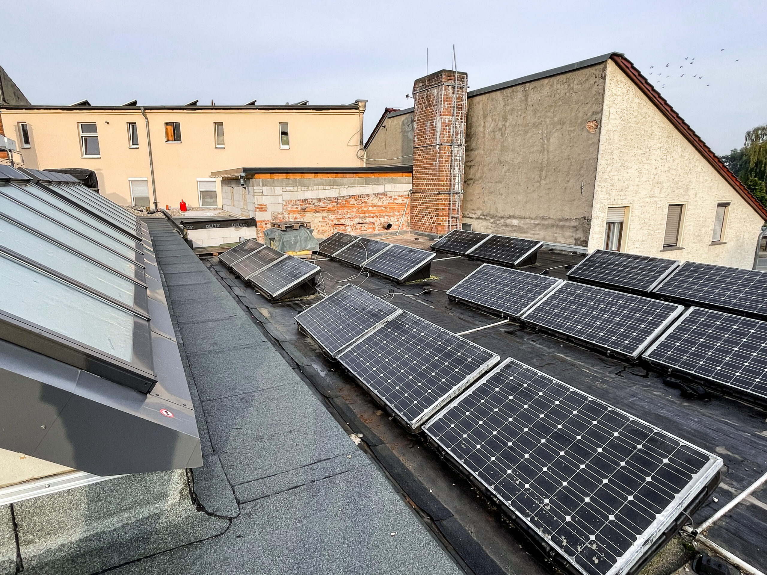 Solaranlagen Dach Backstube